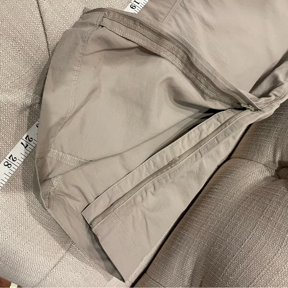The North Face Pants Convertible Nylon Beige Hiking Cargo Outdoors Mens Size L